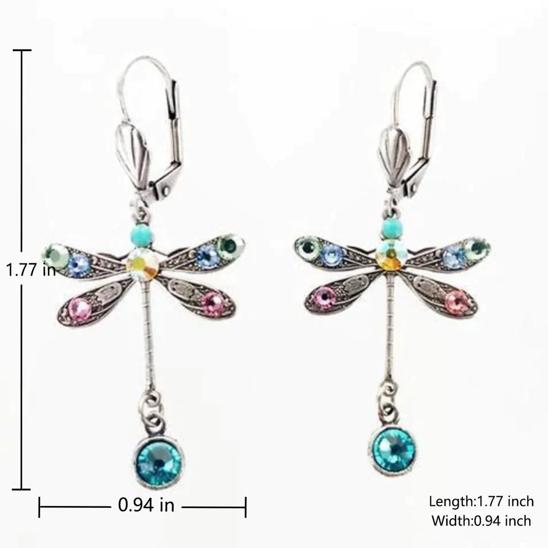 Boucles d'oreilles Élégantes en Libellule
